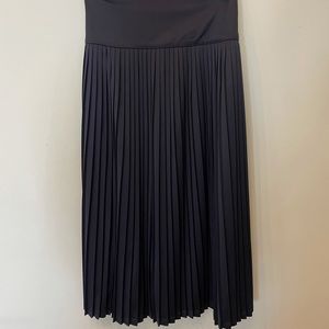 A New Day Navy Pleated Skirt